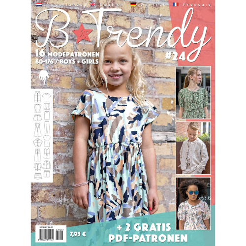 B-trendy patronen boekje met zomer patronen voor kinderen.