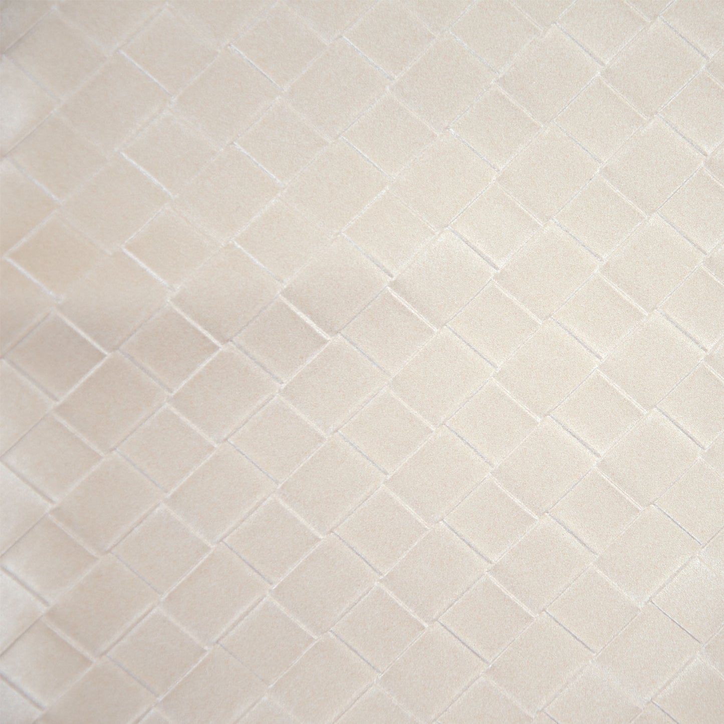 Witte vegan kunstleer gevlochten.