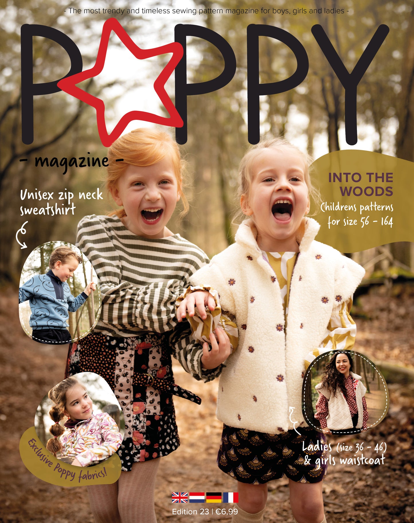Poppy naaipatronen magazine editie 23 najaar 2024.