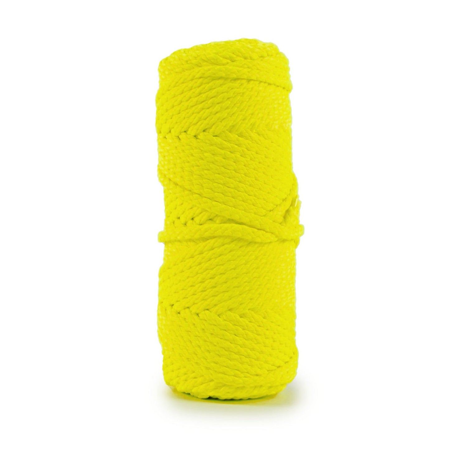 5 mm dik koord in fluor geel kleur.