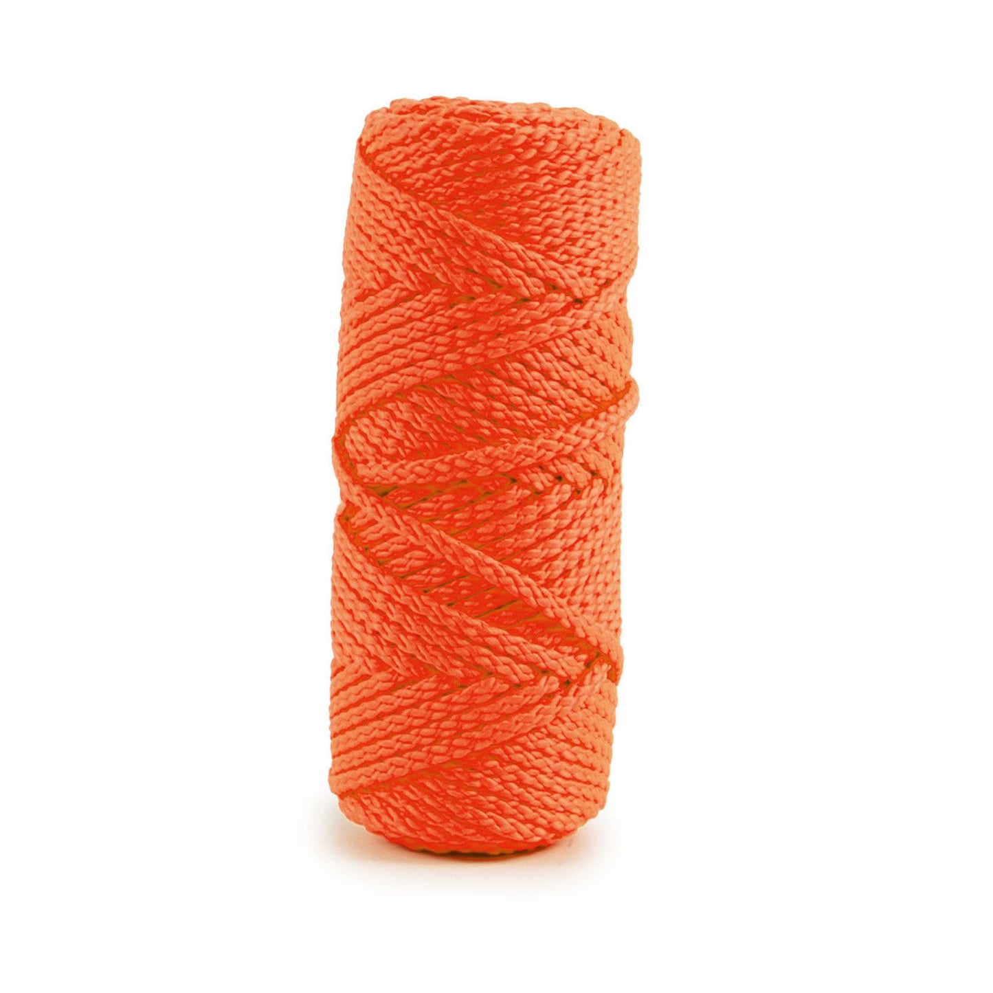 5 mm dik koord in fluor oranje kleur.