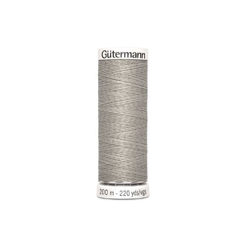 Gutermann naaigaren grijs beige – kleurnummer 118, 200 meter.