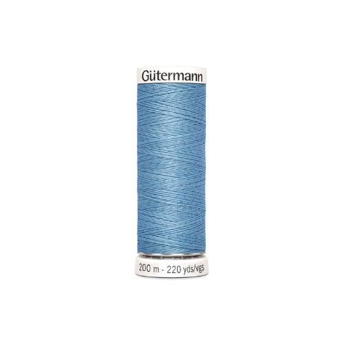 Gutermann naaigaren blauw – kleurnummer 143, 200 meter.