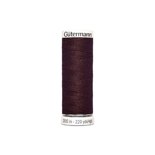 Gutermann naaigaren donker bordeaux – kleurnummer 175, 200 meter.