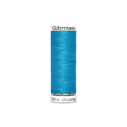 Gutermann naaigaren blauw – kleurnummer 197, 200 meter.