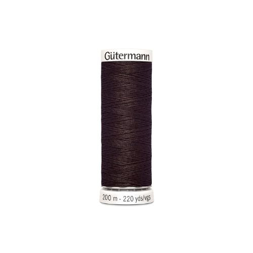 Gutermann naaigaren donkerbruin – kleurnummer 23, 200 meter.