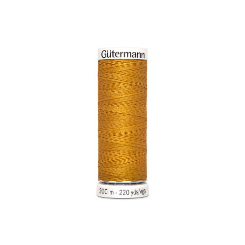Gutermann naaigaren donker goud geel – kleurnummer 412, 200 meter.