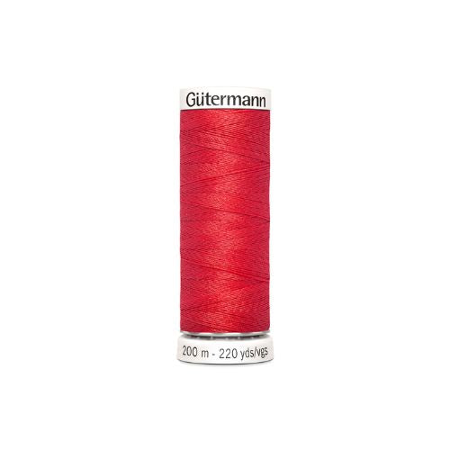 Gutermann naaigaren rood – kleurnummer 491, 200 meter.