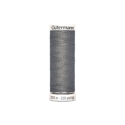 Muisgrijze naaimachine garen van Gutermann met 200 meter.