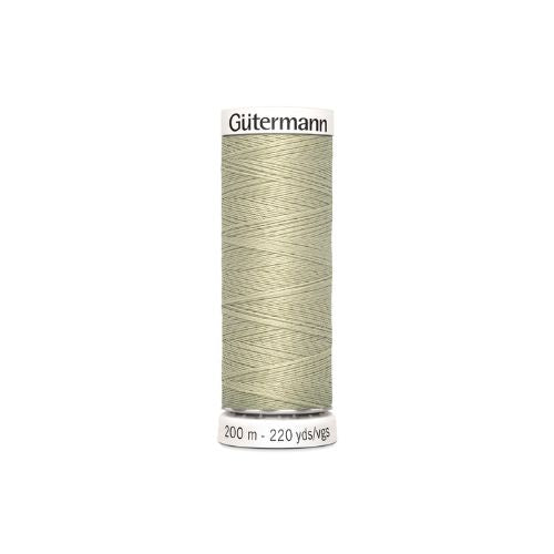 Gutermann naaigaren beige groen – kleurnummer 503, 200 meter.