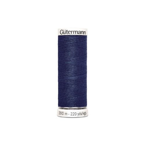 Gutermann naaigaren donker denim – kleurnummer 537, 200 meter.
