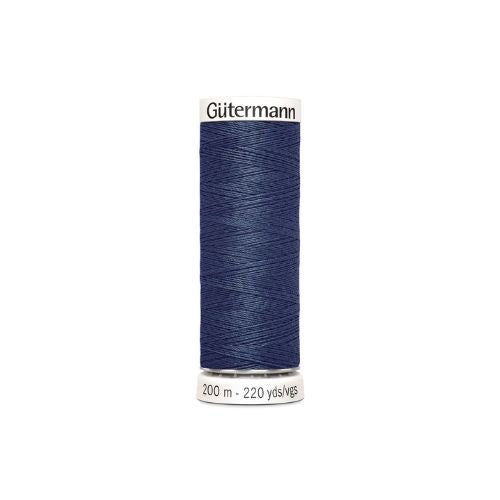 Gutermann naaigaren donker denim – kleurnummer 593, 200 meter.