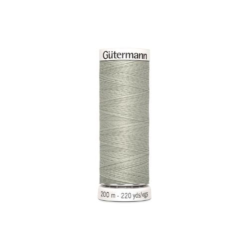 Gutermann naaigaren licht grijs beige  – kleurnummer 633, 200 meter.