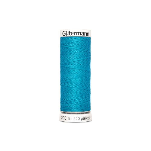 Gutermann naaigaren aqua blauw– kleurnummer 736, 200 meter.
