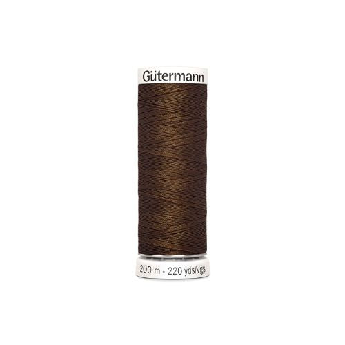 Gutermann naaigaren donkerbruin – kleurnummer 767, 200 meter.