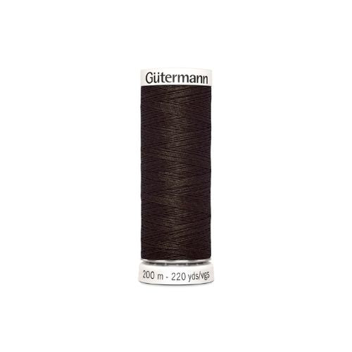 Gutermann naaigaren donkerbruin – kleurnummer 769, 200 meter.