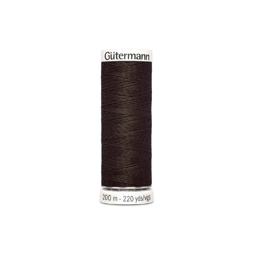 Gutermann naaigaren donkerbruin – kleurnummer 780, 200 meter.