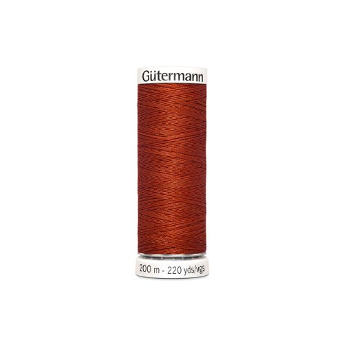 Gutermann naaigaren donker  brique – kleurnummer 837, 200 meter.