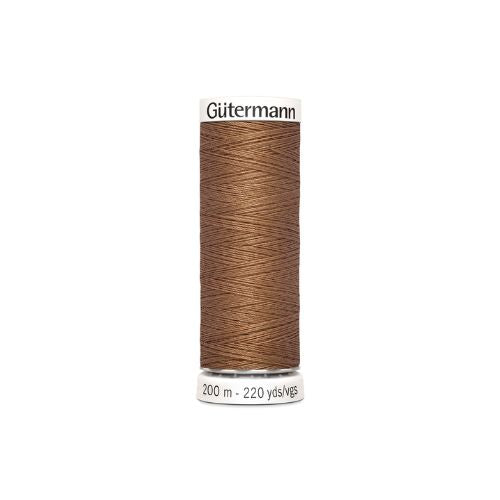 Gutermann naaigaren bruin – kleurnummer 842, 200 meter.