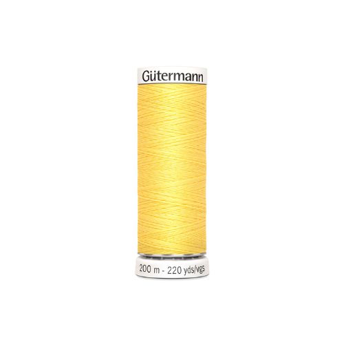 Gutermann naaigaren geel – kleurnummer 852, 200 meter.