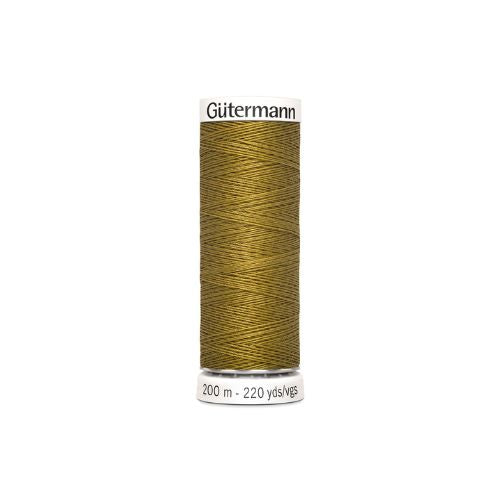 Gutermann naaigaren donker kerrie groen – kleurnummer 886, 200 meter.