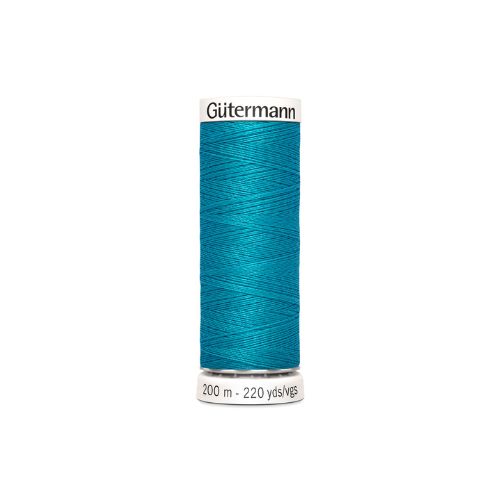 Gutermann naaigaren turquoise blauw – kleurnummer 946, 200 meter.