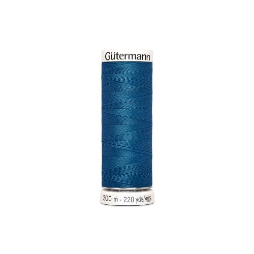 Gutermann naaigaren blauw – kleurnummer 966, 200 meter.