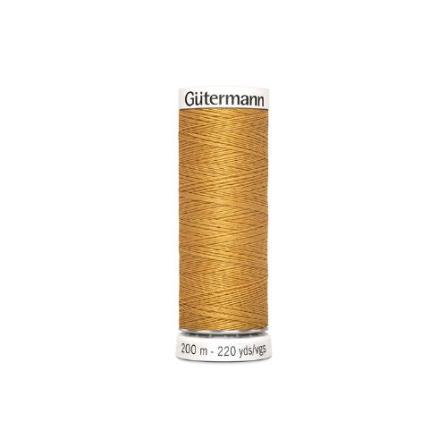 Gutermann naaigaren oker geel – kleurnummer 968, 200 meter.