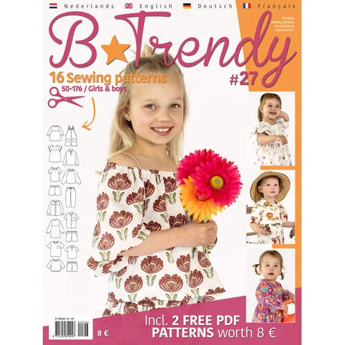 B Trendy naaipatronen tijdschrift met patronen voor kinderen