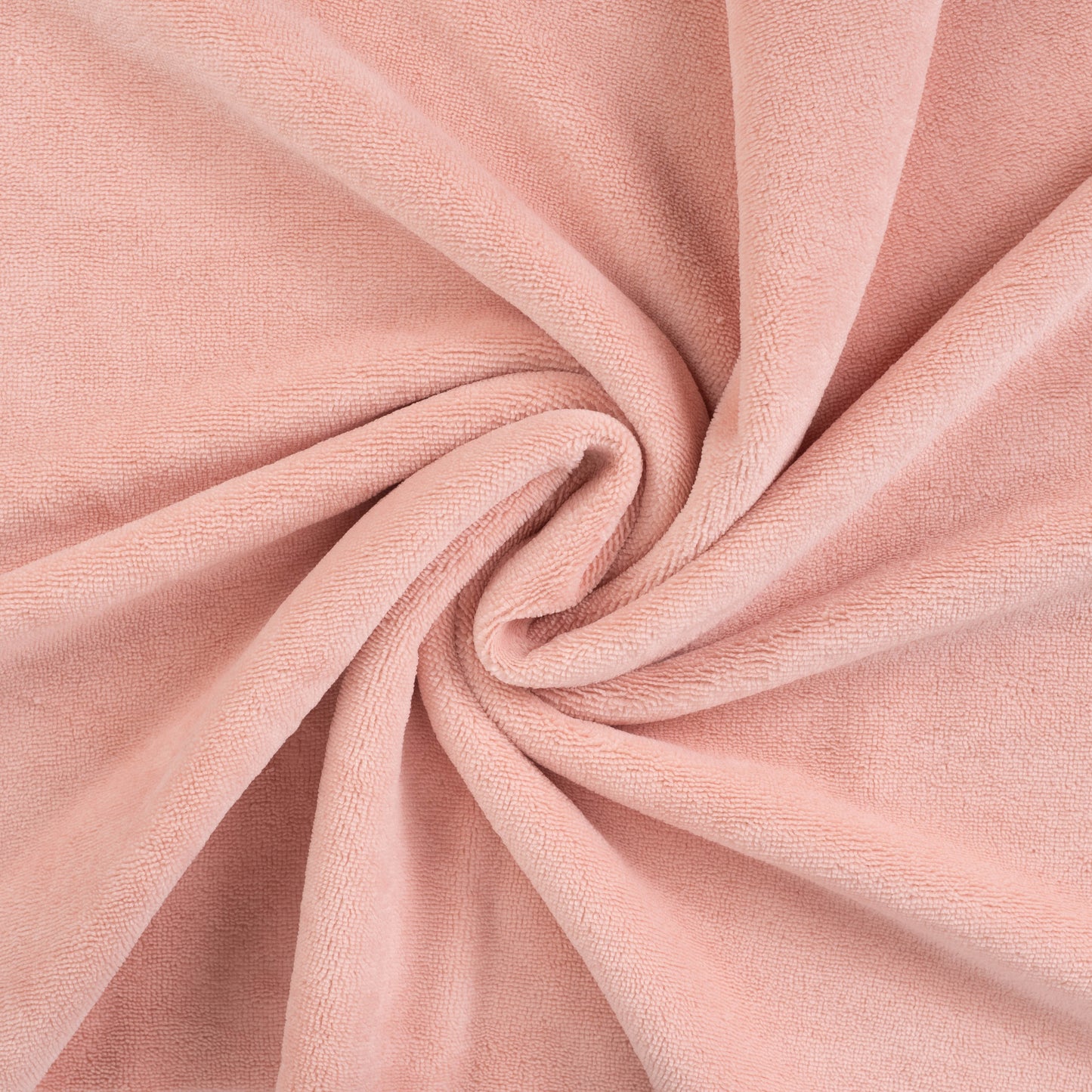 Blush roze bamboe fleece badstof