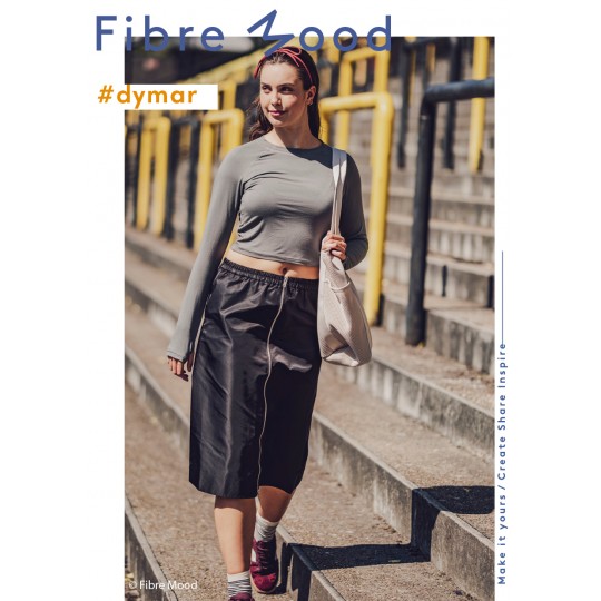 Shirt dymar uit de fibre mood special 4 sport gemaakt van bamboo cold jersey in een licht groene kleur van fibre mood.