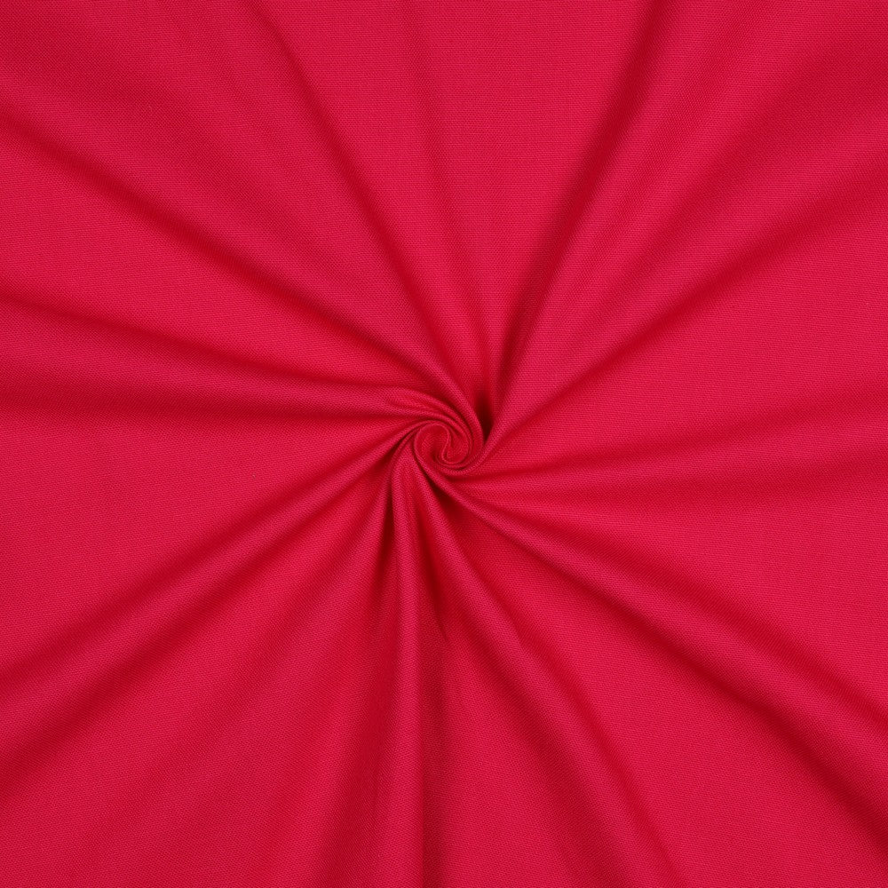 Effen fuchsia katoenen canvas stof