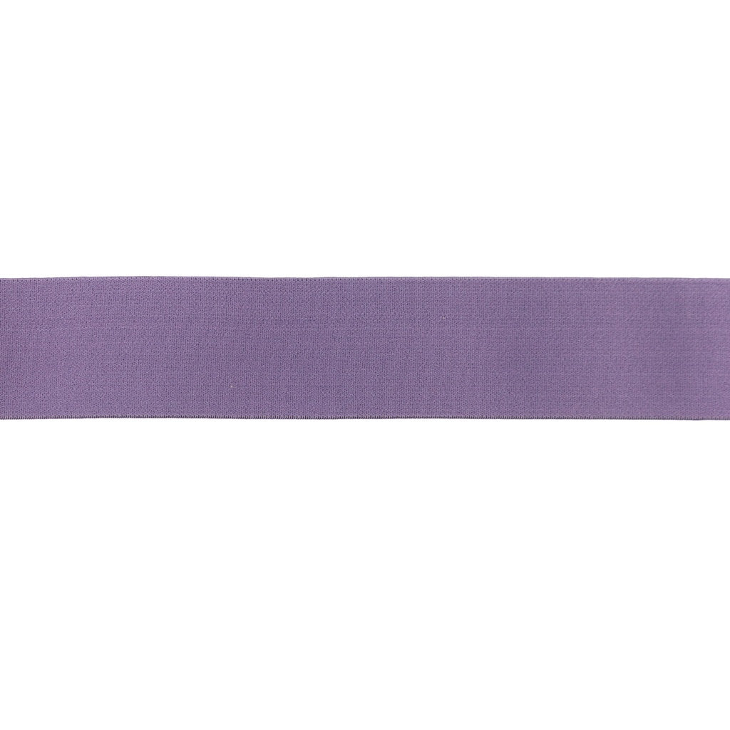 Lavendel uni zacht elastiek van 40mm breed.