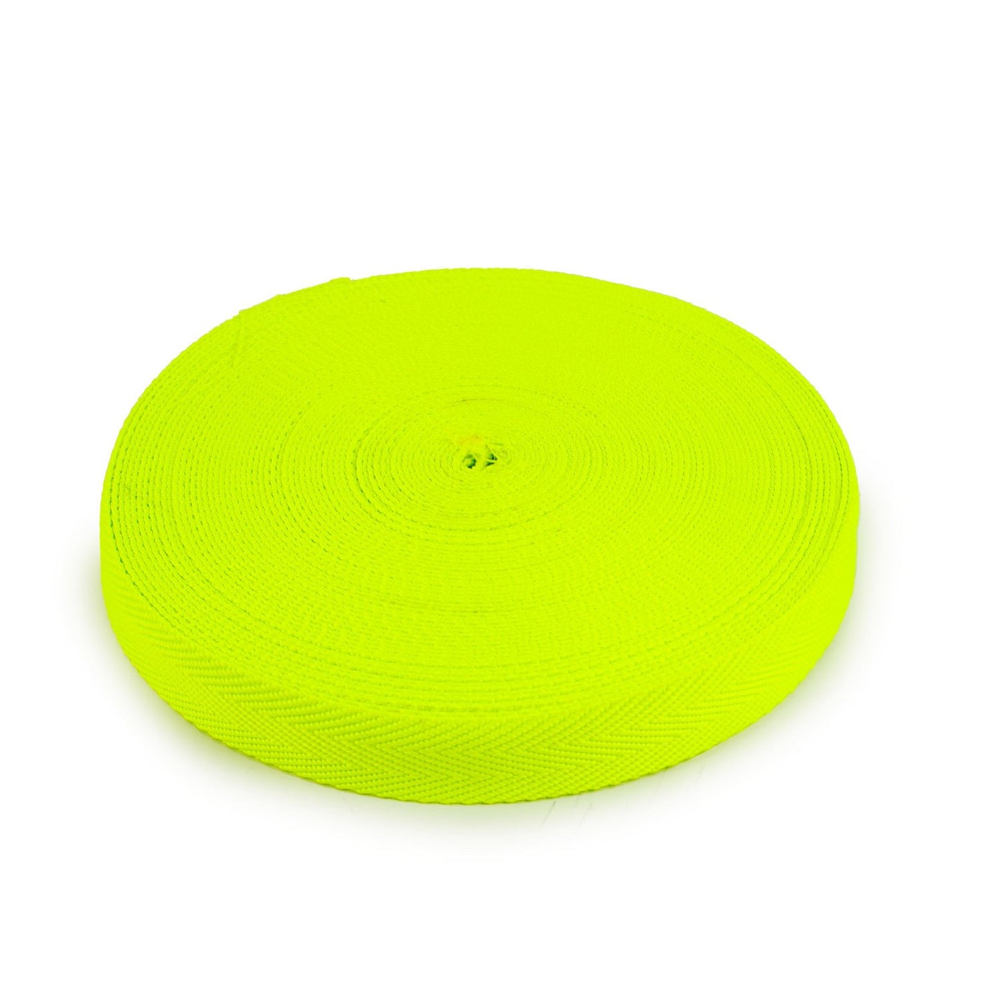 Fluor geel polyester tassenband of rugzakriem.