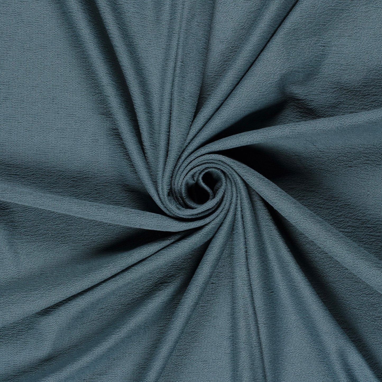 French terry crepe in de kleur staalblauw.