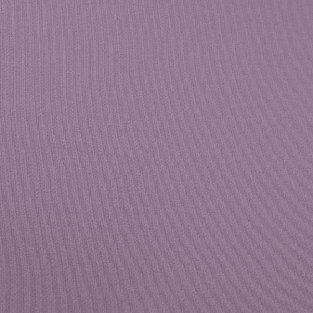 French terry stof lila voor bijvoorbeeld kinderkleding.