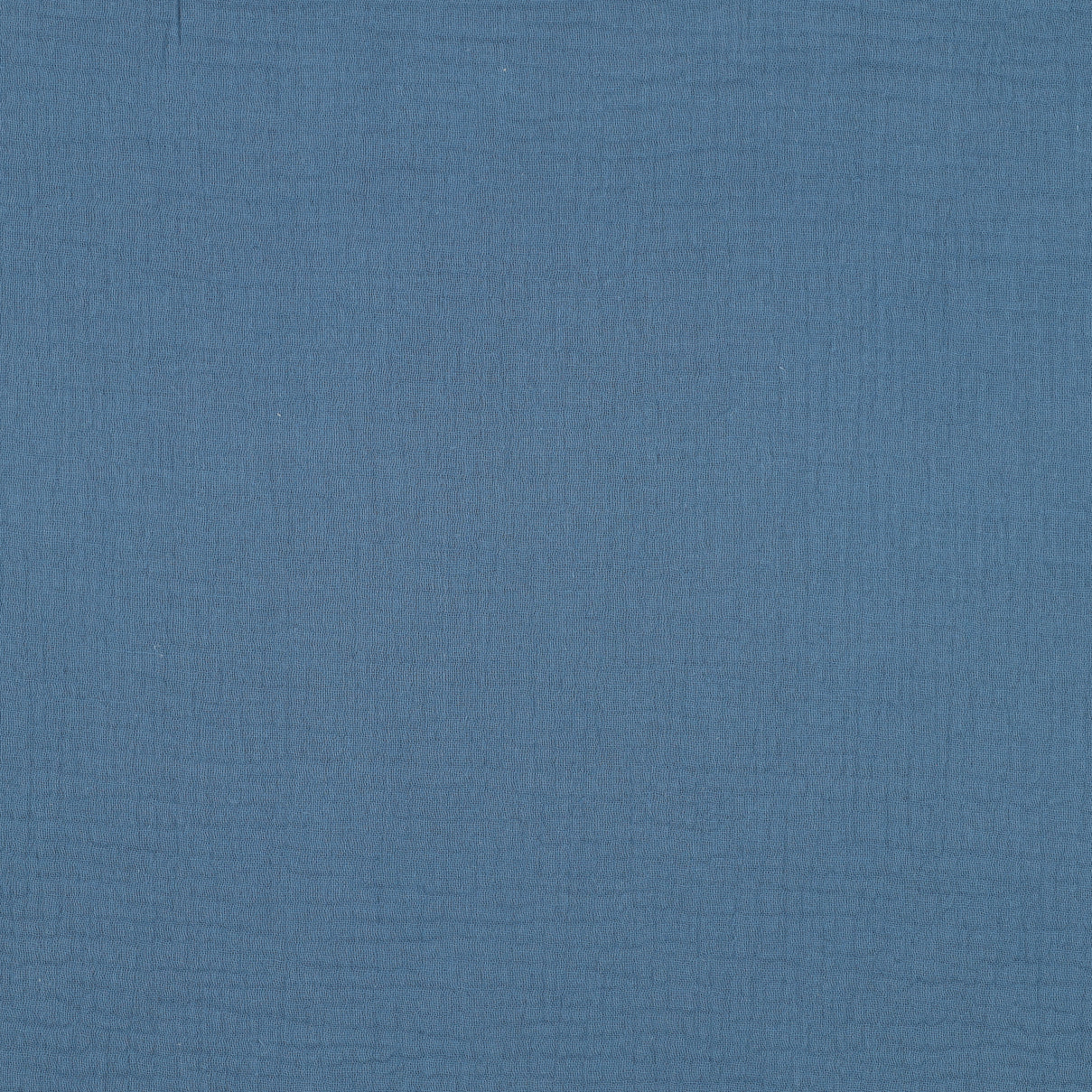 Indigo blauwe double gauze voor bijvoorbeeld babykleding of kinderkleding.