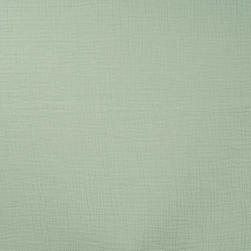 Hydrofiele stof mintgroen voor babykleding.
