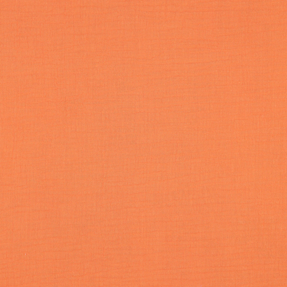 Luchtige oranje mousseline voor bijvoorbeeld kinderkleding of babyproducten.