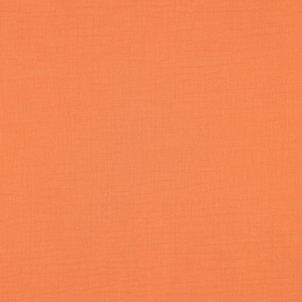 Luchtige oranje mousseline voor bijvoorbeeld kinderkleding of babyproducten.