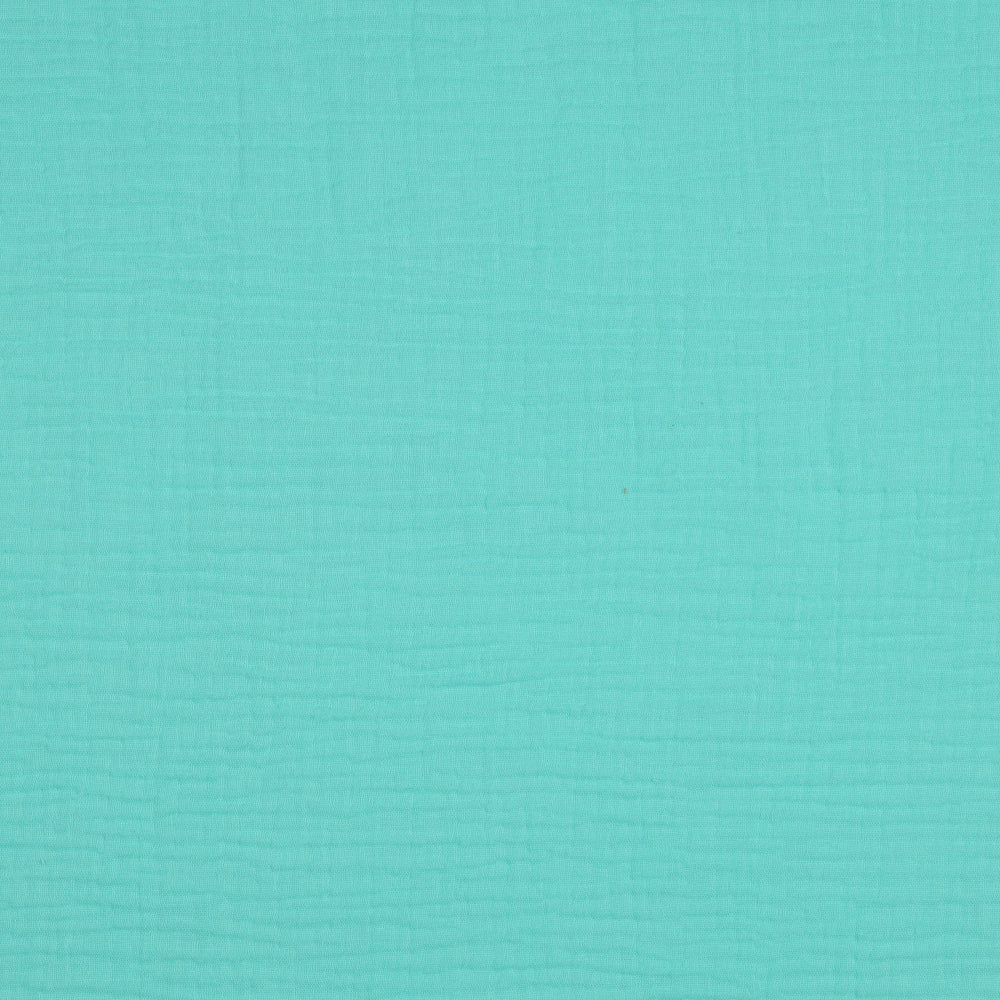Mousseline in een pepermunt kleur voor bijvoorbeeld een zomerjurk of jongenskleding.