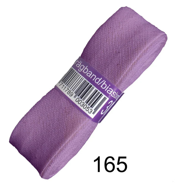 Bosje lila biaisband van 3meter en 2cm breed.