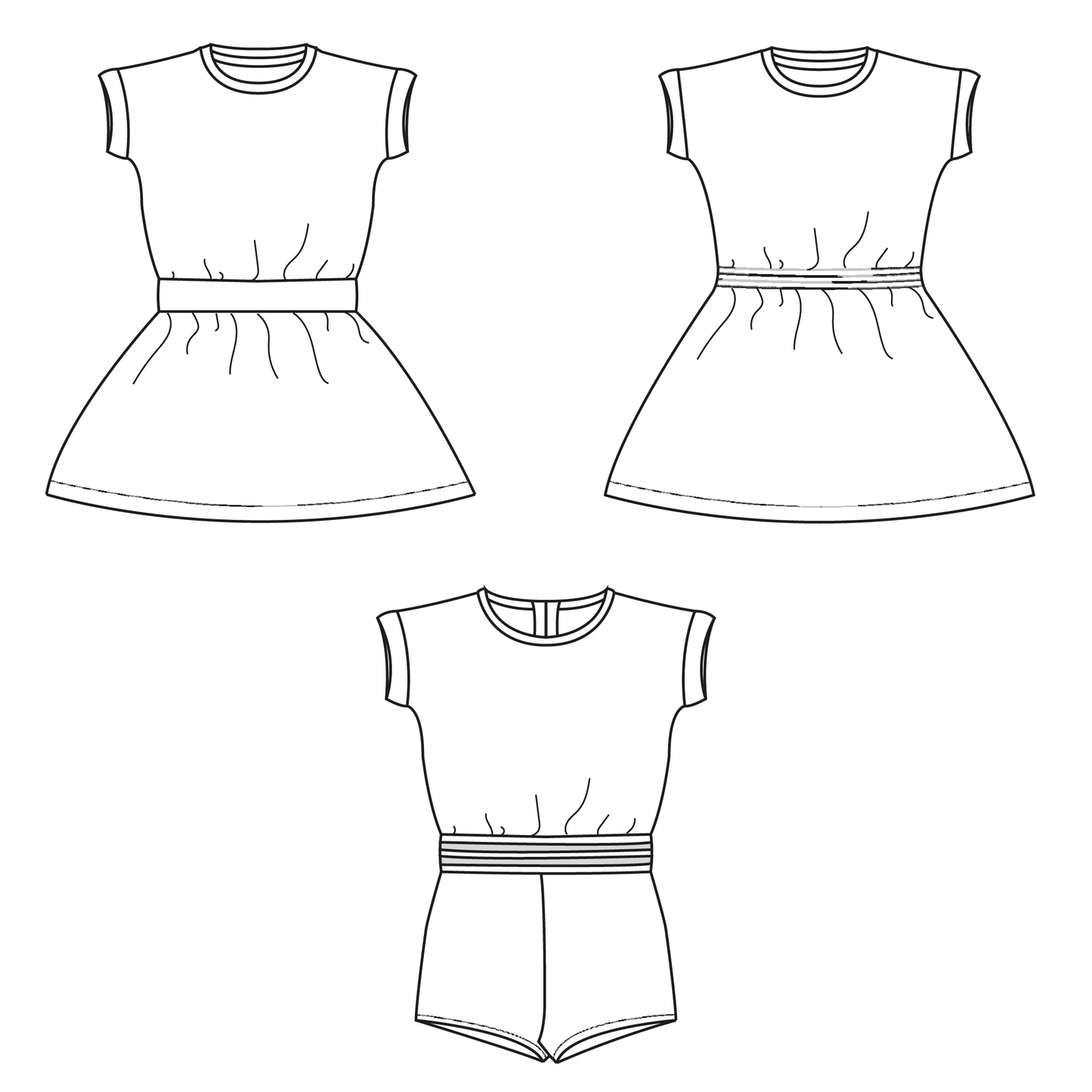 Naaipatroon jurk of jumpsuit voor kinderen van Bel'etoile