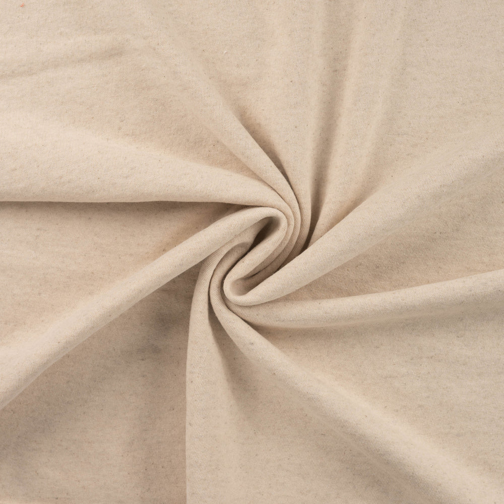 French terry fleece linnen ecru.