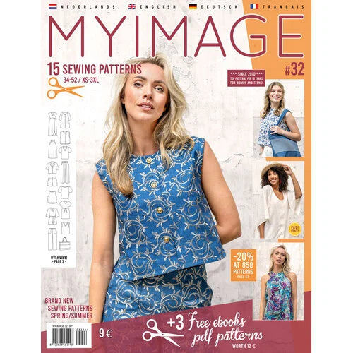My Image 32 naaipatronen tijdschrift met patronen voor dames