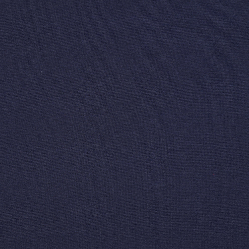 
                  
                    Dikkere soort tricot in de kleur navy blue die te gebruiken is voor een broek of rok.
                  
                