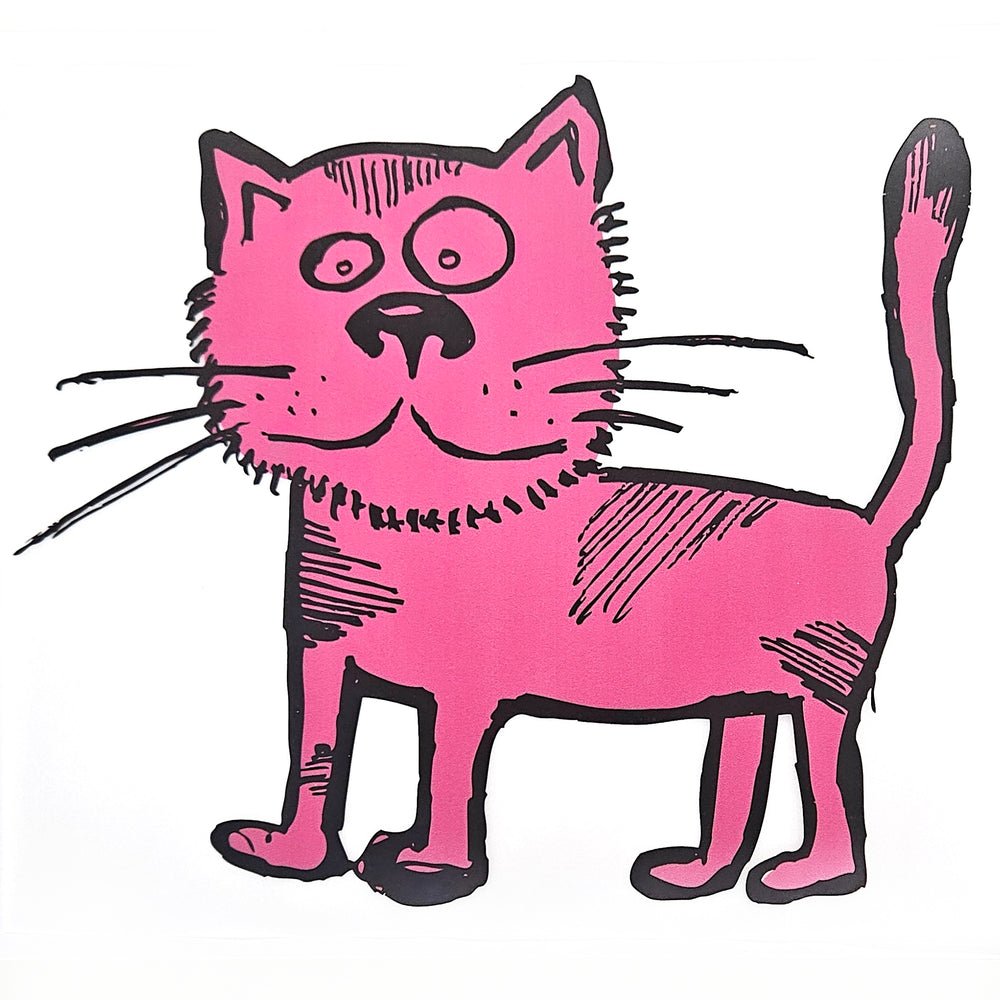 Applicatie met poes om op kleding te strijken van Qjutie and the qjutest.