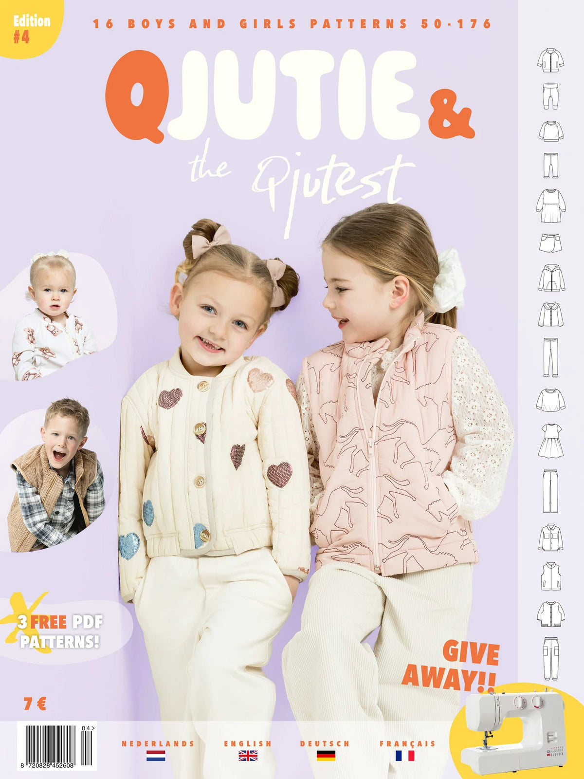 Naaipatronen tijdschrift Qjutie en the Qjutest najaar 2026