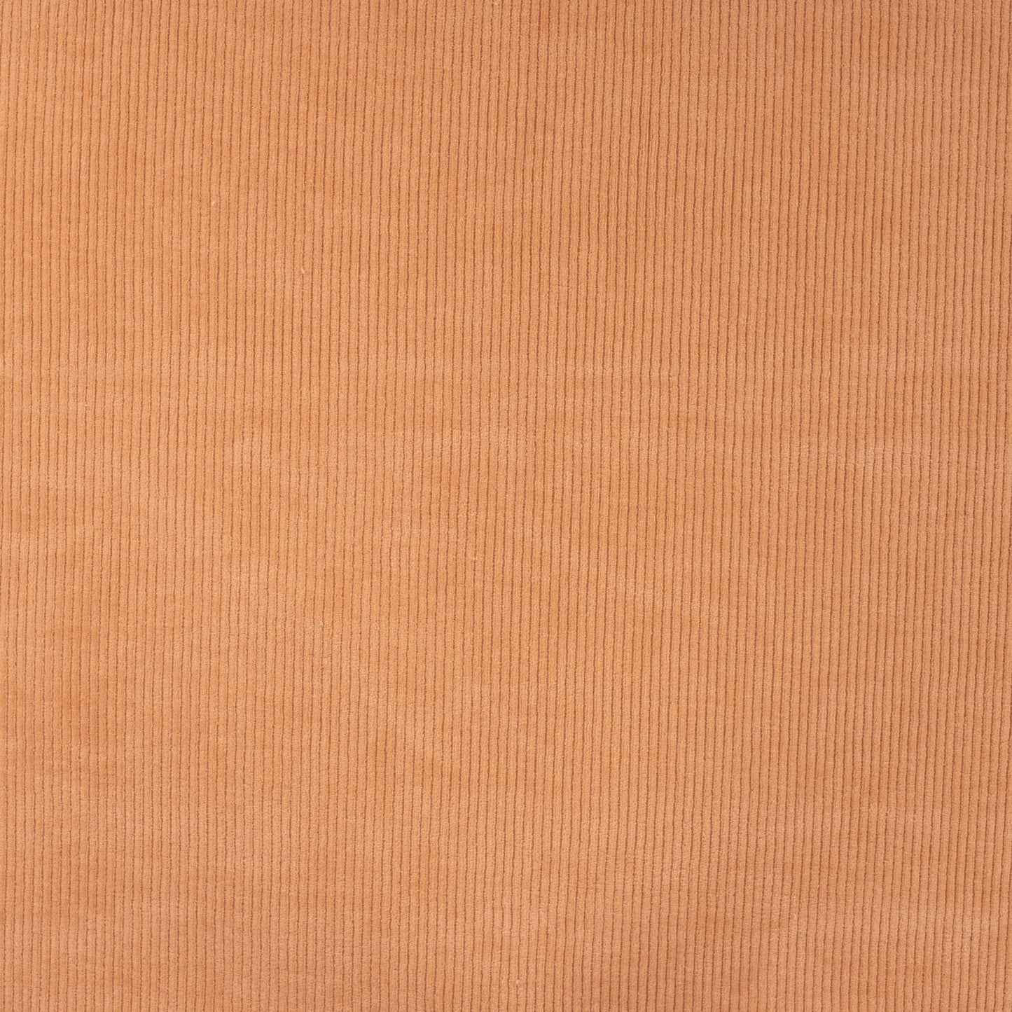 Brede ribjersey velours uni zalmroze.