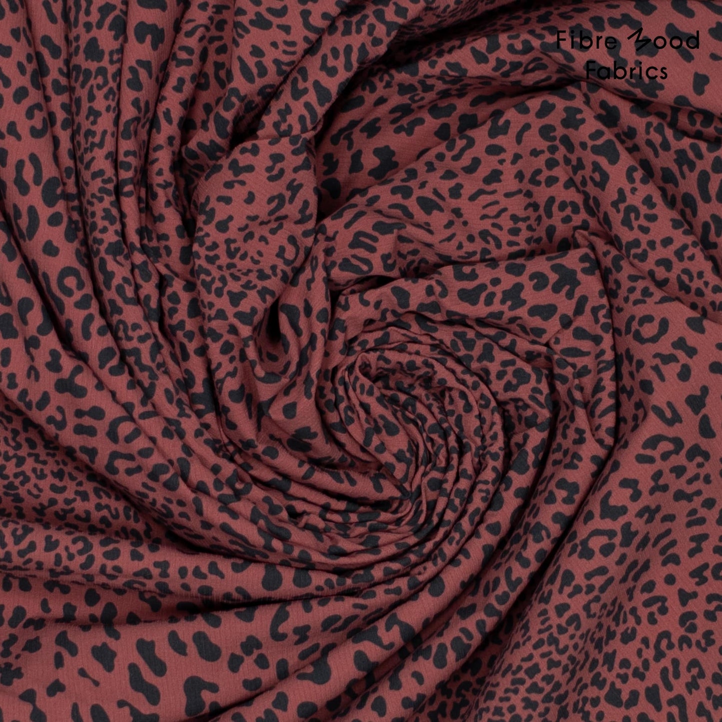 Steenrode waterproof nylon rib stop stof leopard van Fibre Mood.